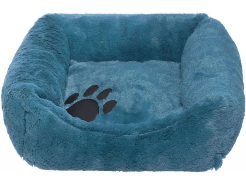 

Лежанка для кошек и собак Yami-Yami плюш, сатин 45x45x15см бирюзовый