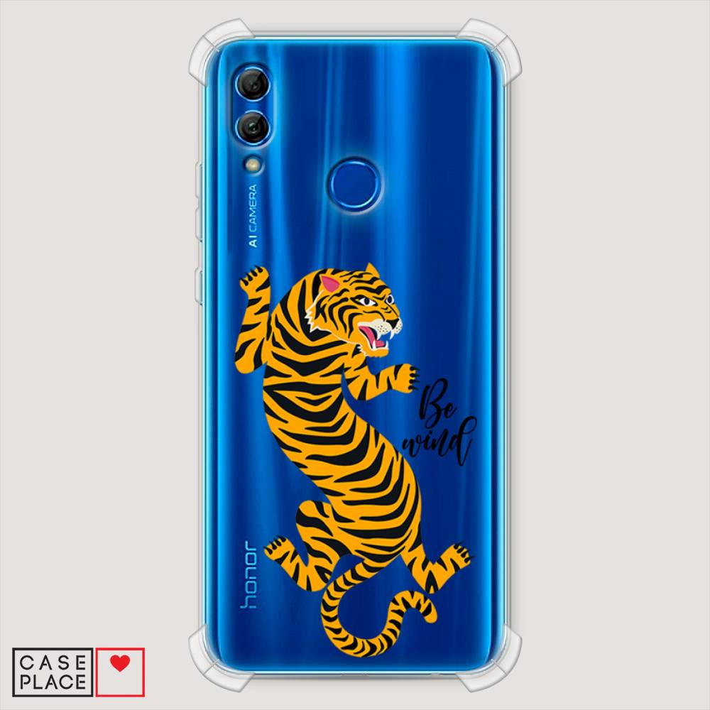 

Чехол Awog "Tiger be wind" для Honor 10 Lite, Желтый;черный