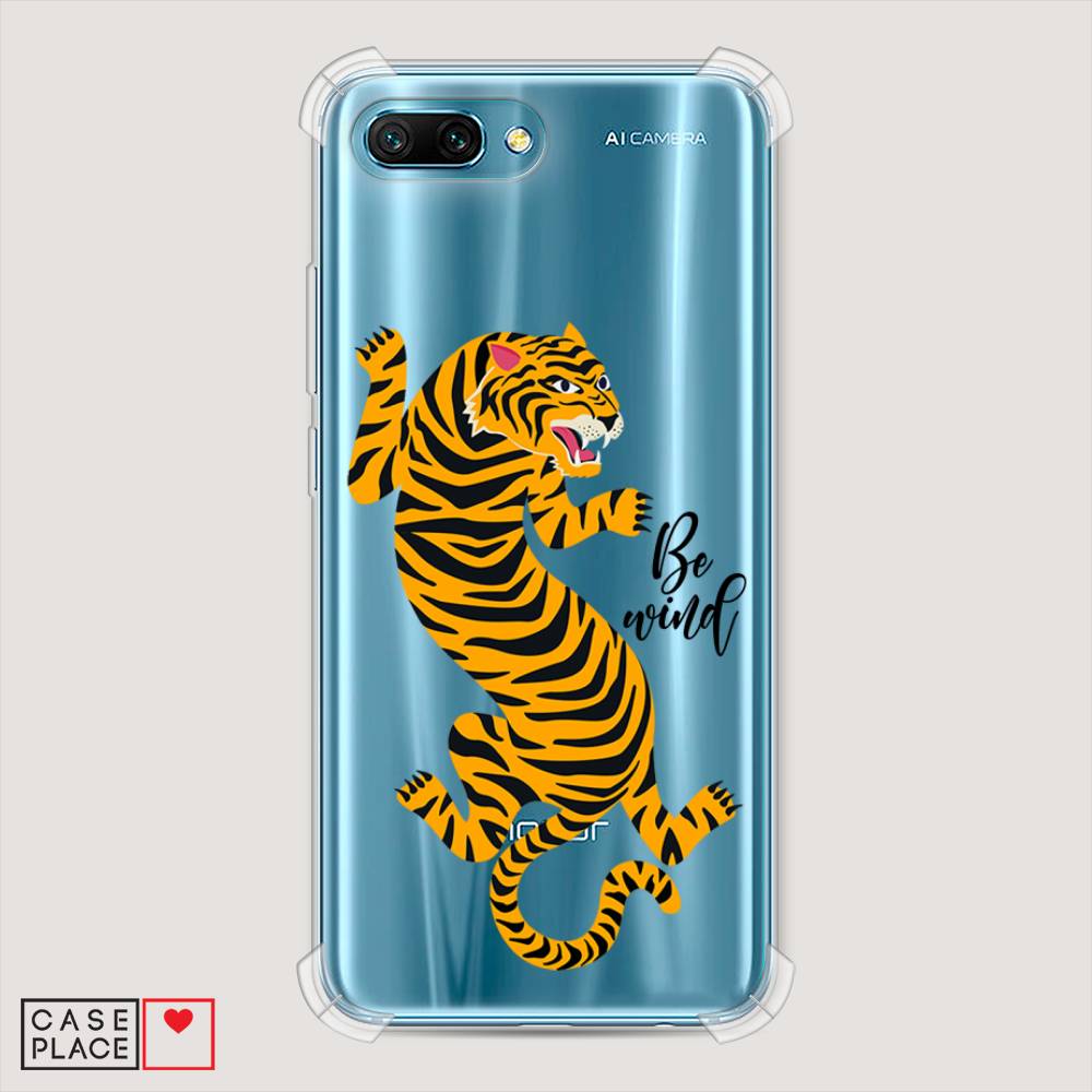 

Чехол Awog на Honor 10 "Tiger be wind", Желтый;черный