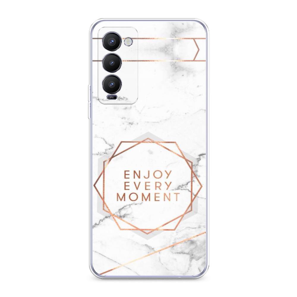 

Чехол Awog на Tecno Camon 18 "Enjoy every moment мрамор", Разноцветный, 300650-7