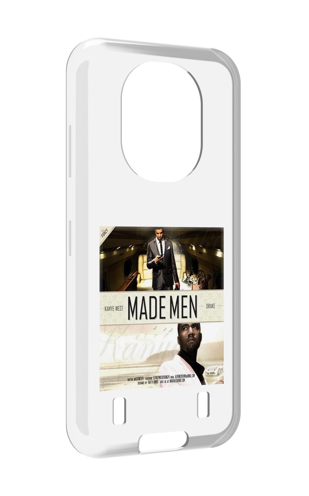 

Чехол MyPads Kanye West & Drake - Made Men для Oukitel WP16, Прозрачный, Tocco
