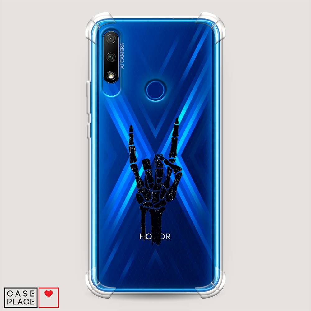 

Чехол Awog на Honor 9X "Rock for a skeleton", Черный;прозрачный, 69951-1