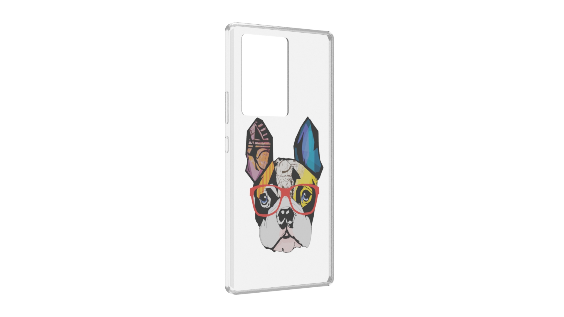 Чехол MyPads Мопс-в-очках для ZTE Nubia Z40 Pro