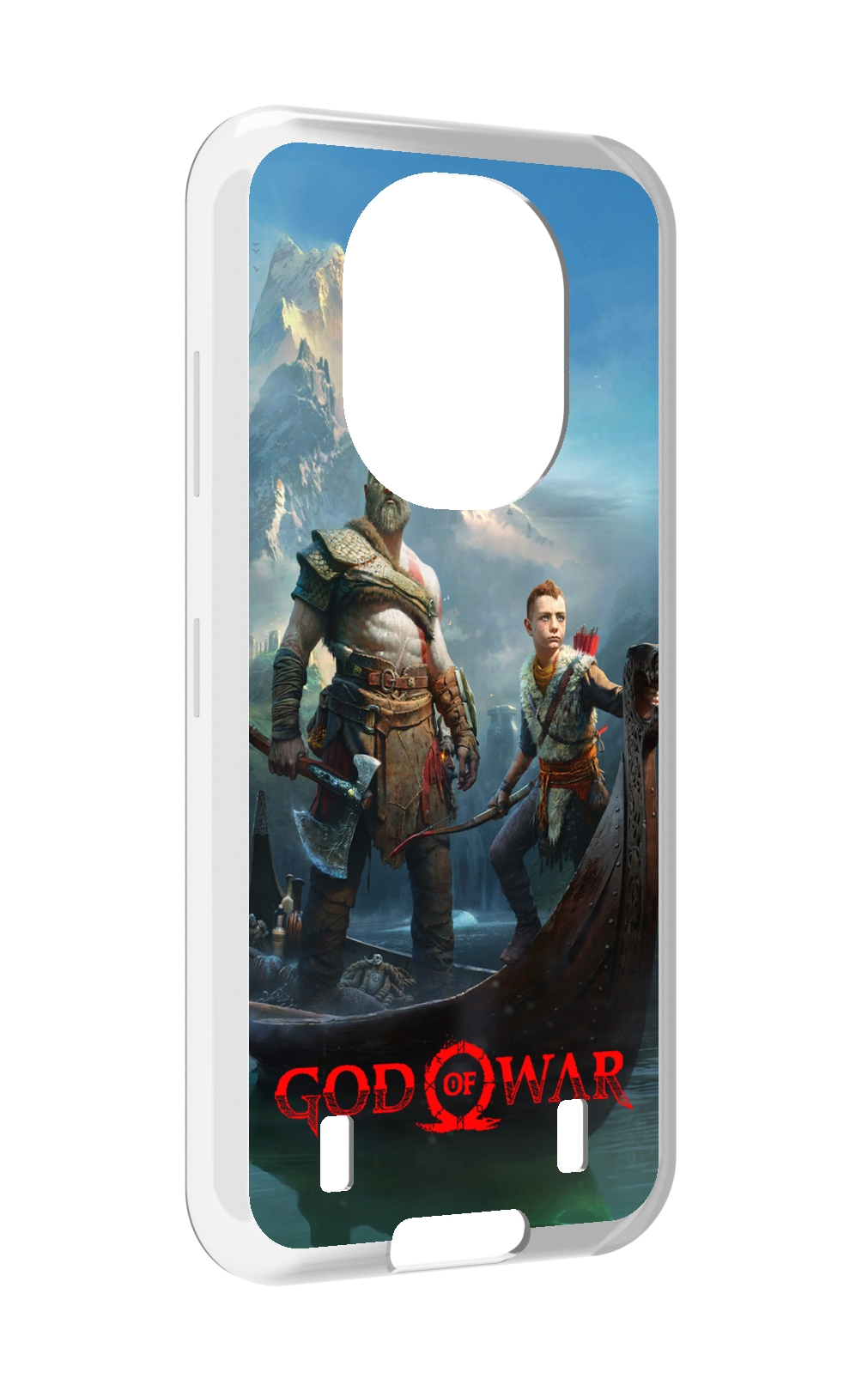 

Чехол MyPads God Of War Кратос Атрей для Oukitel WP16, Прозрачный, Tocco