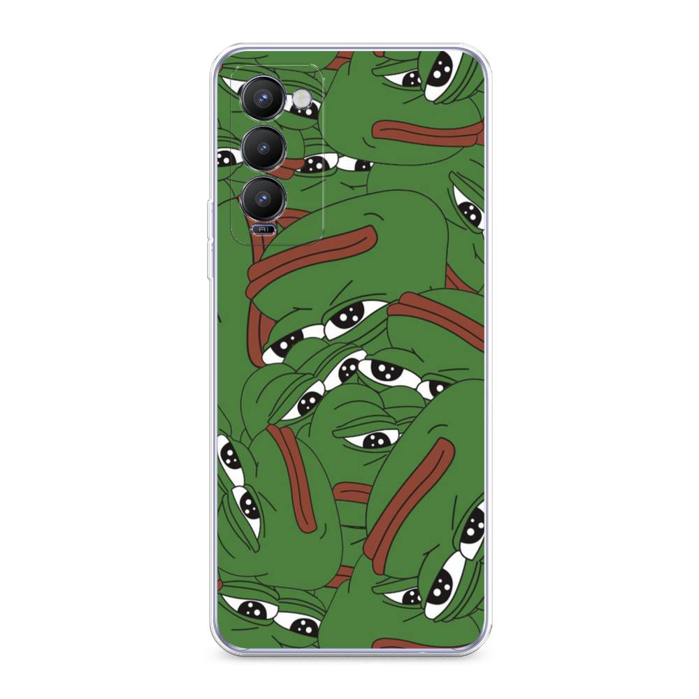

Чехол Awog на Tecno Camon 18 "Печальный frog", Разноцветный, 300650-9