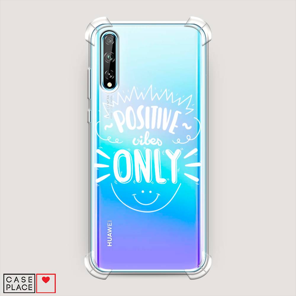 

Чехол Awog "Positive vibes only графика" для Huawei P Smart S