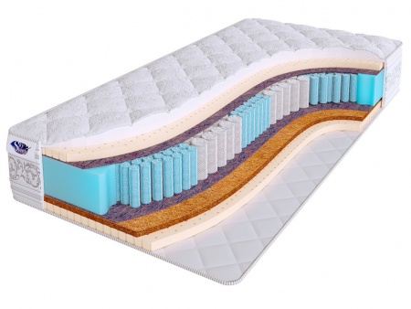 

Матрас анатомический SkySleep Real Zone Heavy Soft 120х190, Белый, Real Zone Heavy Soft