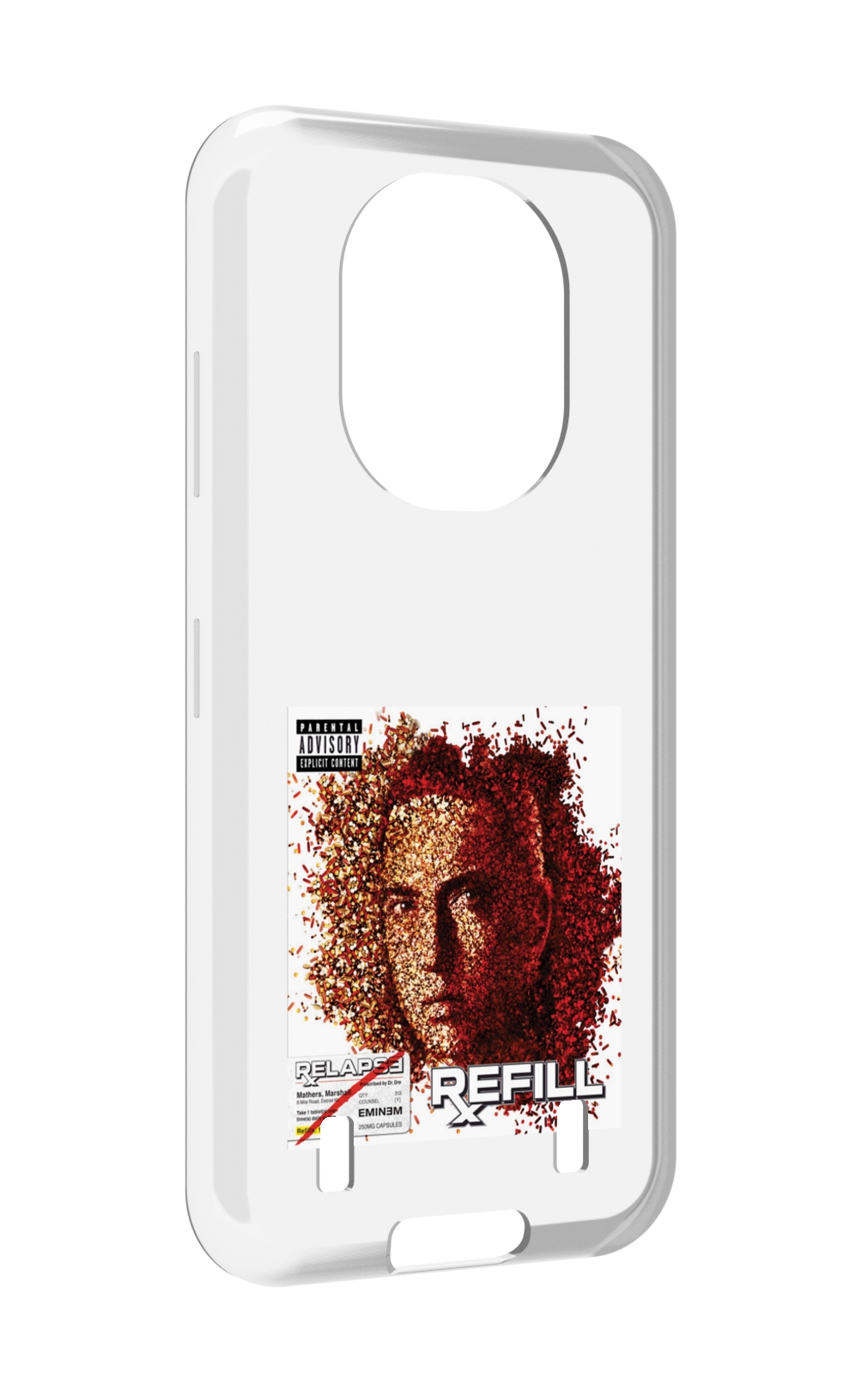 

Чехол MyPads Eminem RELAPSE, REFILL для Oukitel WP16, Прозрачный, Tocco