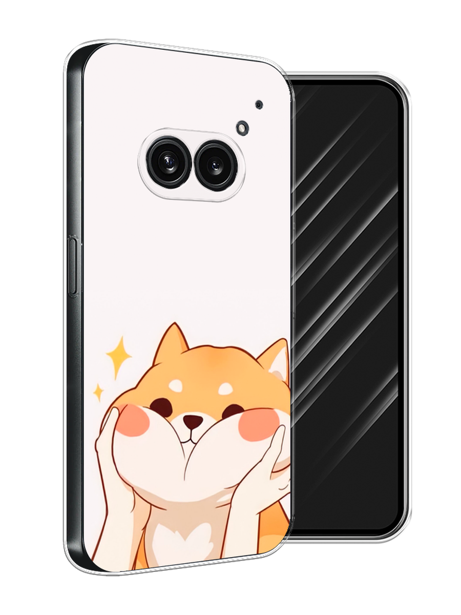 

Чехол Awog на Nothing Phone 2a "Сладкий песик", Оранжевый, 3300350-1