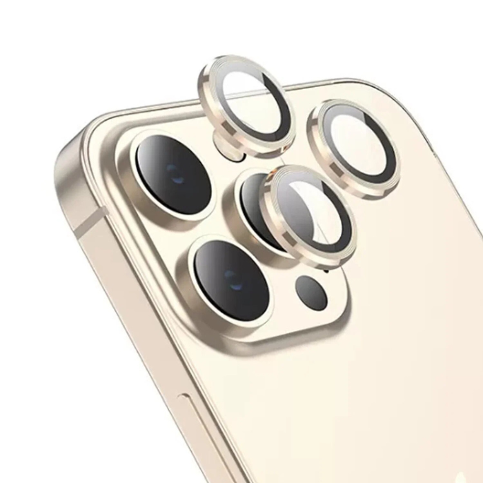 

Защитное стекло камеры iPhone 13/13 Mini блестящие (золотой)