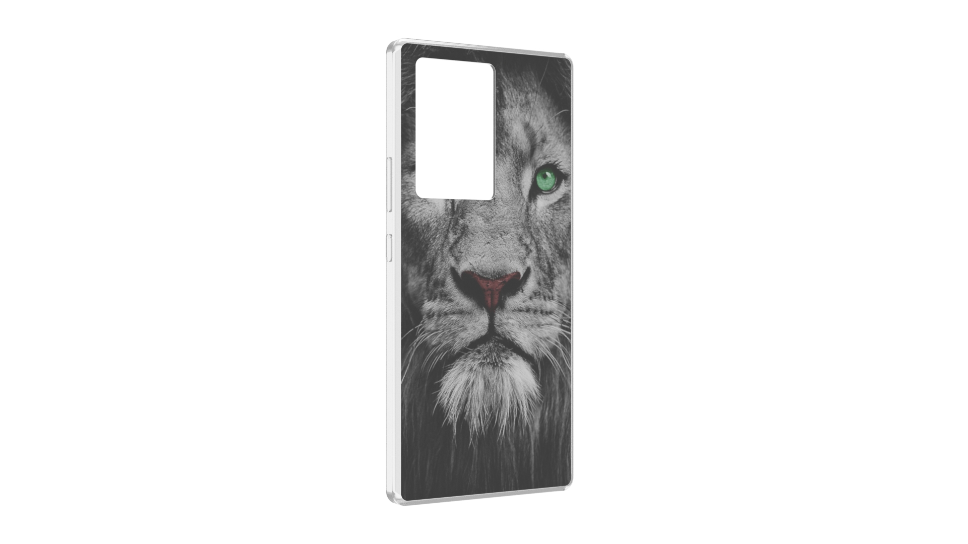 Чехол MyPads Лев-зеленоглазый мужской для ZTE Nubia Z40 Pro