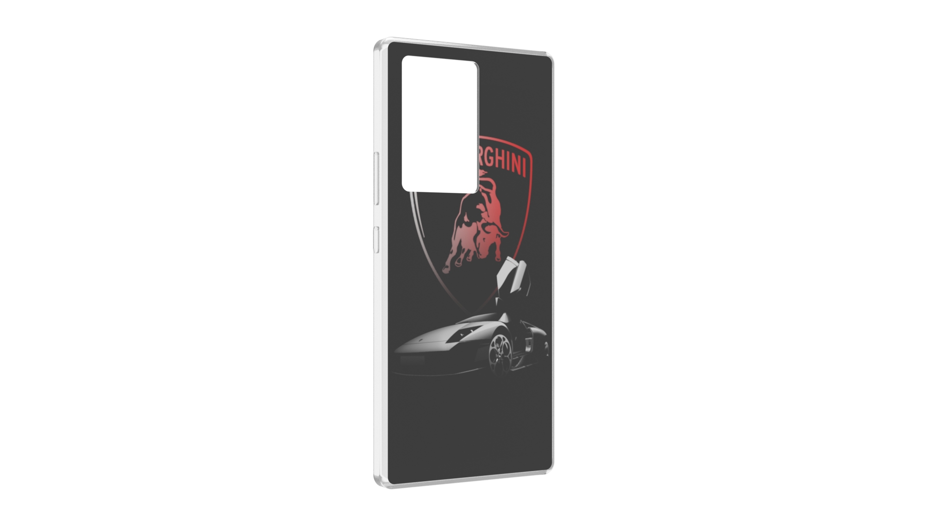 Чехол MyPads Ламборгини-black мужской для ZTE Nubia Z40 Pro