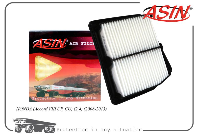 

Фильтр воздушный 17220-RL5-A00 ASIN.FA2363 ASIN дляHONDA Accord VIII CP, CU 2,4 2008-2013