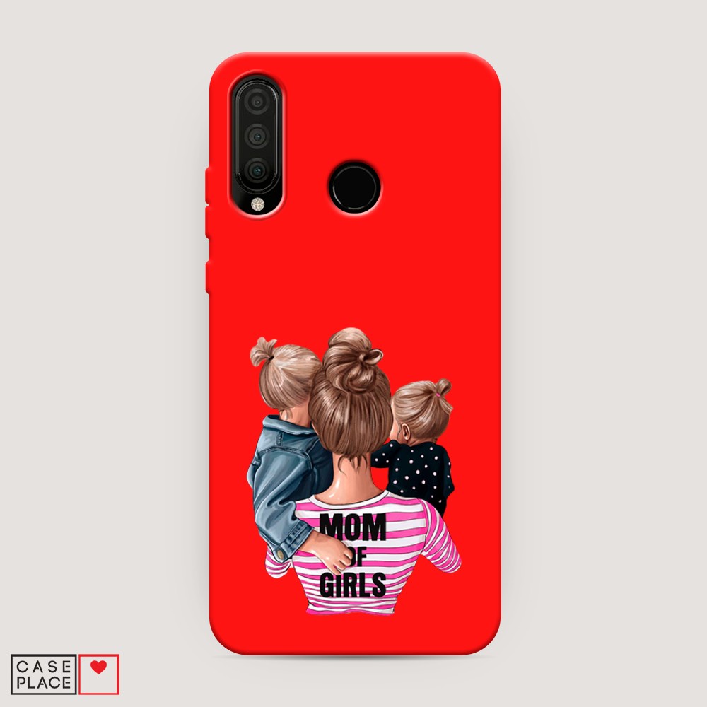 

Чехол Awog на Honor 20 Lite 2020 "Mom of Girls", Разноцветный, 611253-1