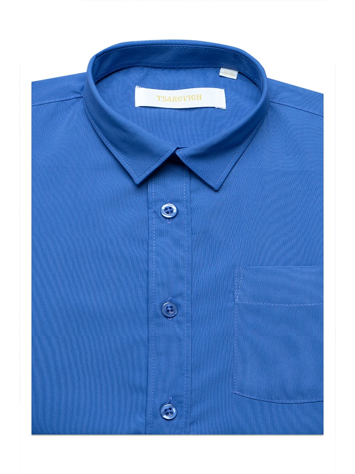 Рубашка детская Tsarevich 16_Modal, синий, 140