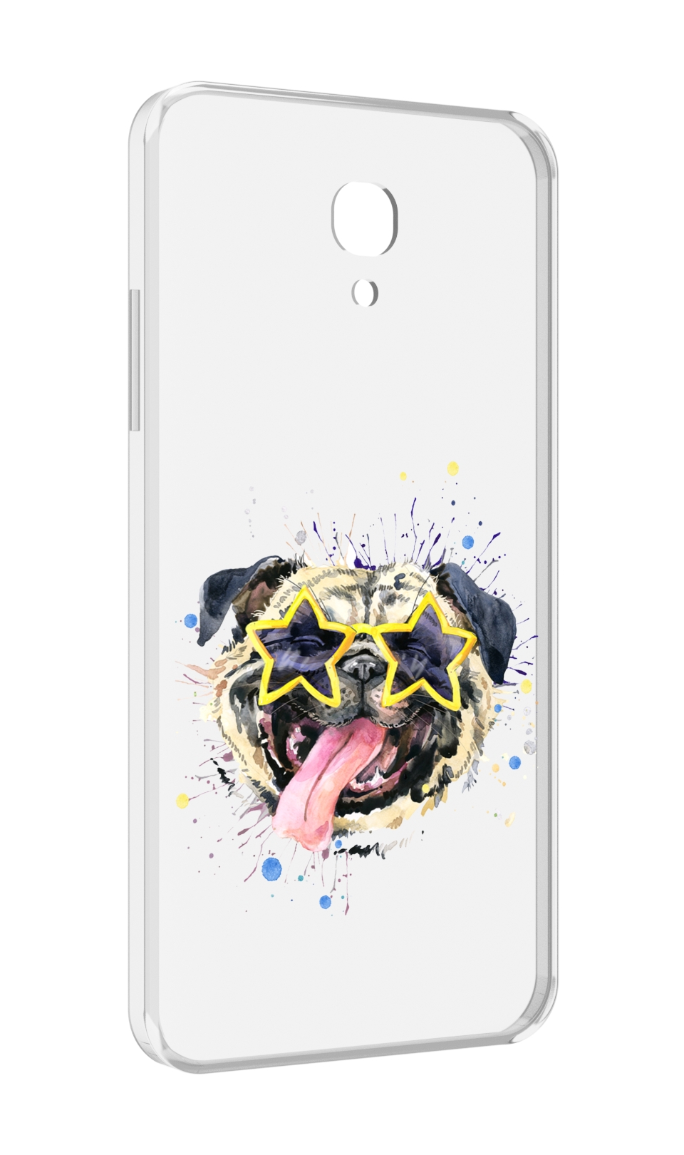 

Чехол MyPads мопс боксер для Lenovo Vibe P2 5.5 (P2a42), Прозрачный, Tocco