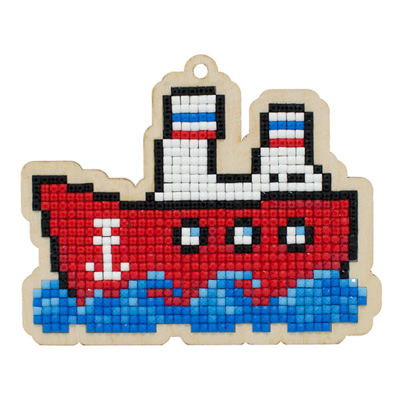 

Подвеска Цветной пароход