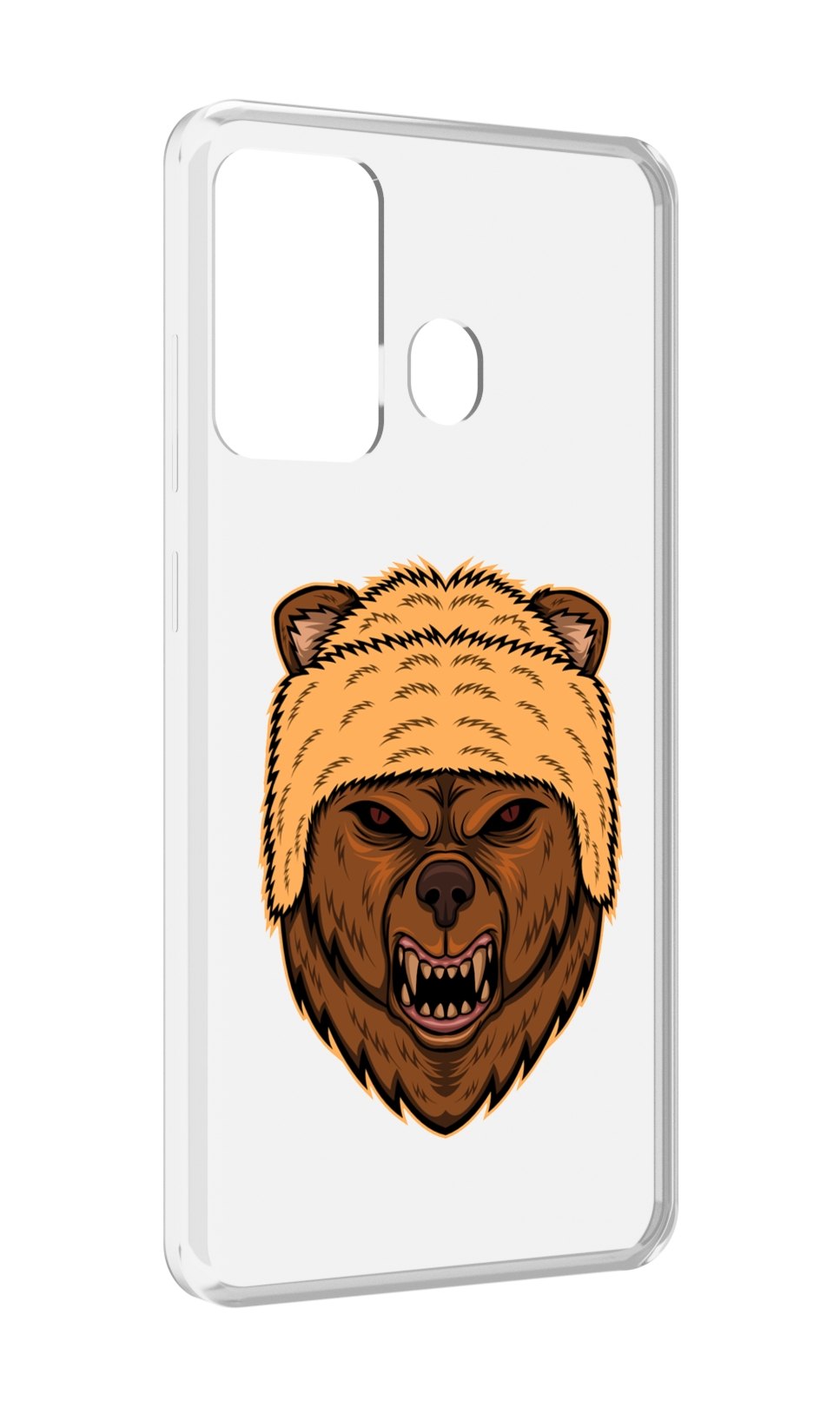 

Чехол MyPads Медведь-в-шапке для ITEL A27 / ITEL P17, Прозрачный, Tocco