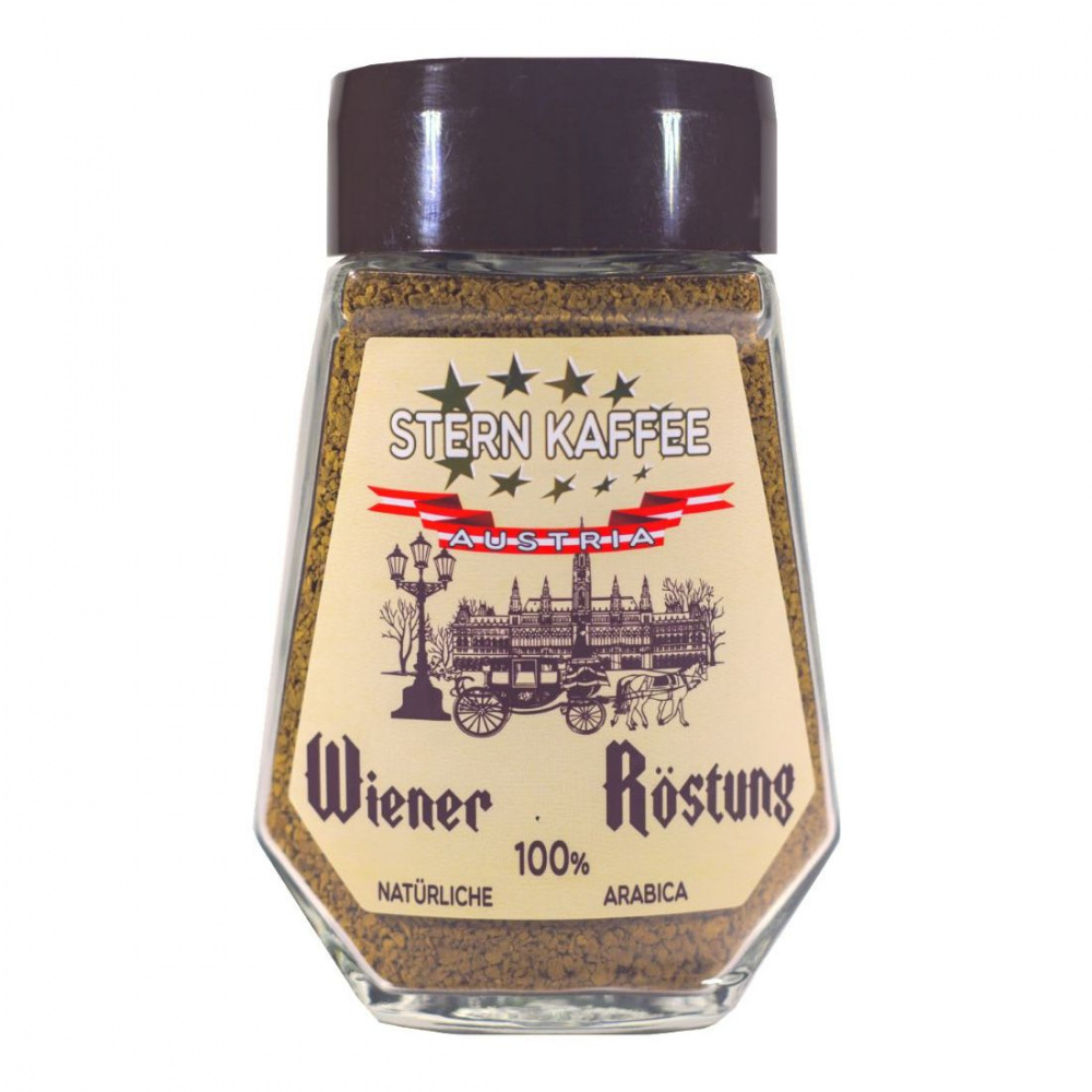 

Кофе Sternkaffee "Wiener Rostung", молотый в растворимом, сублимированный, 100 гр
