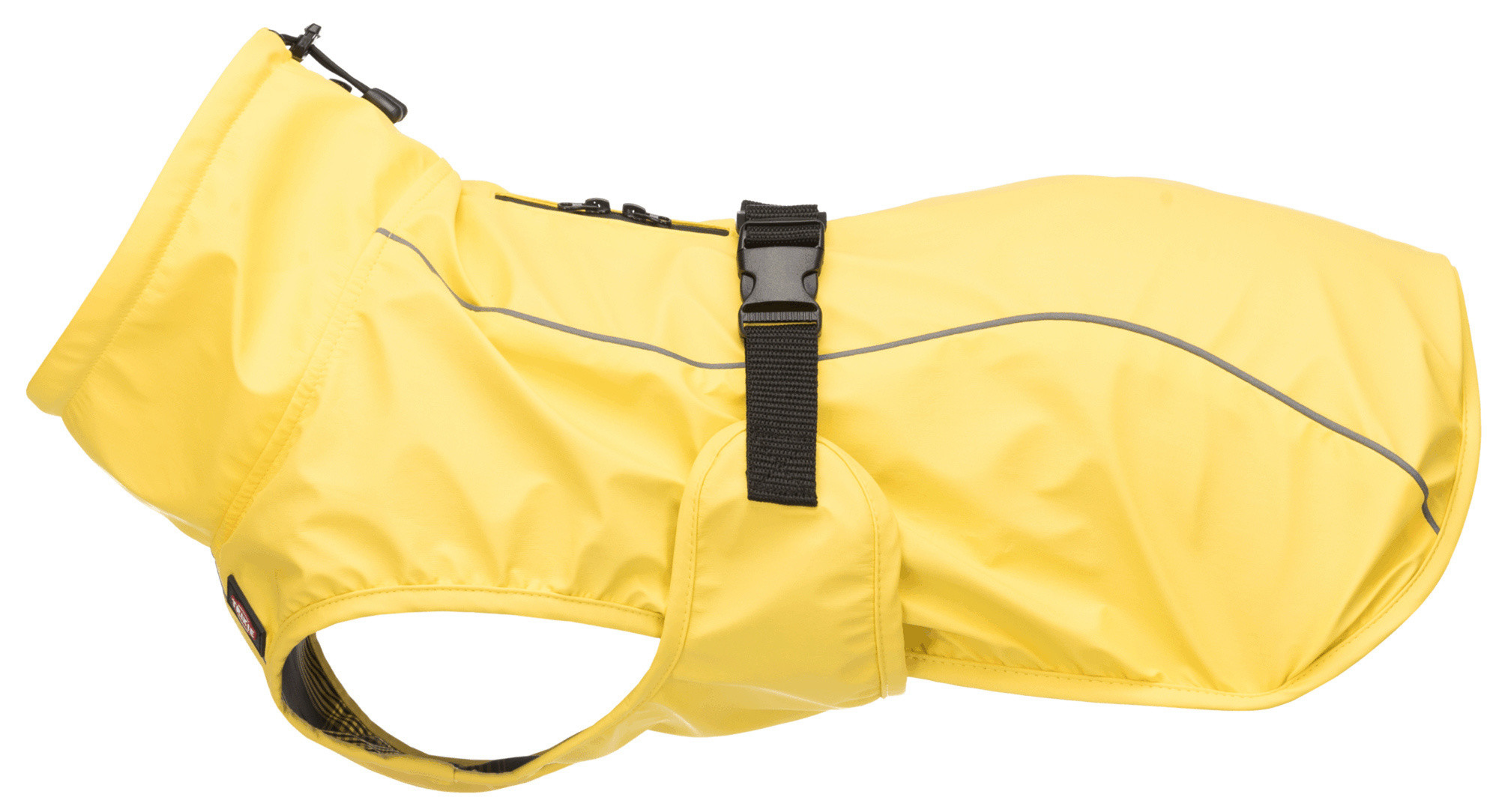 фото Попона, дождевик для собак trixie vimy, унисекс, желтый, l, длина спины 55 см