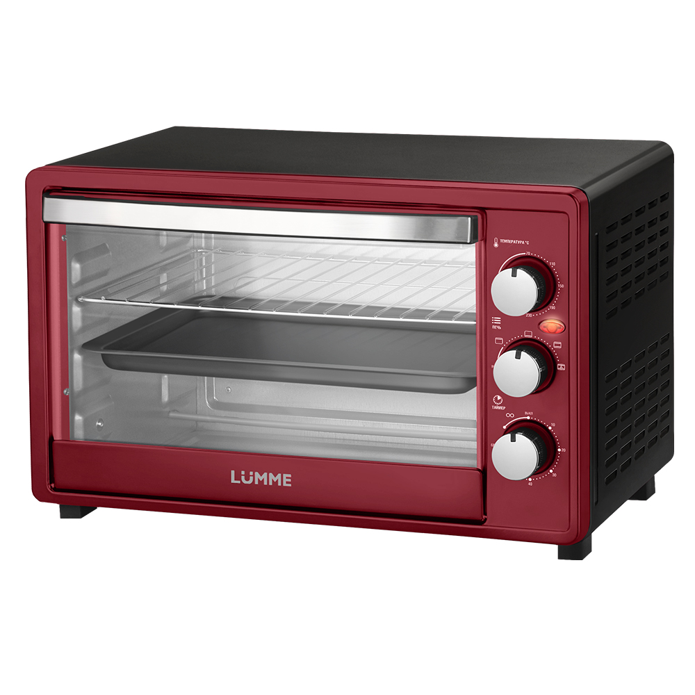 

Мини-печь LUMME LU-1709 красный, LU-1709