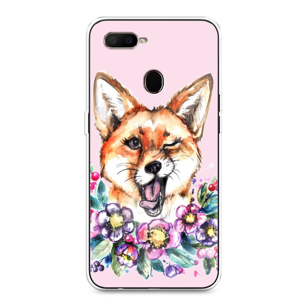 

Чехол Awog на Oppo A5s "Подмигивающая лиса", Разноцветный, 252350-10