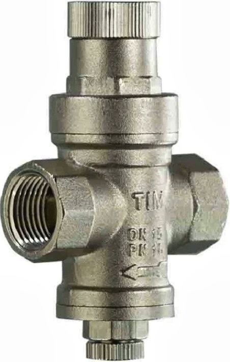 

Редуктор давления под манометр, никелированный 1/2" ВР TIM арт. BL2802A, BL2802A