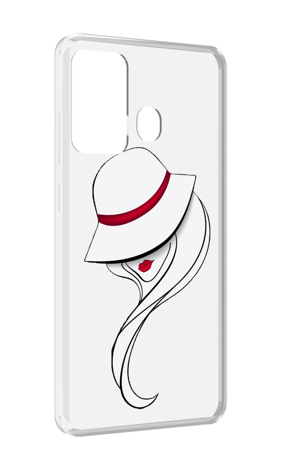 

Чехол MyPads Лого женский для ITEL A27 / ITEL P17, Прозрачный, Tocco