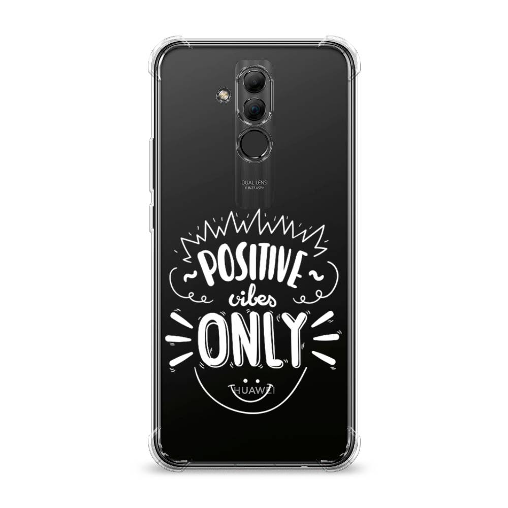 

Чехол Awog "Positive vibes only графика" для Huawei Mate 20 Lite, Белый, 66651-1