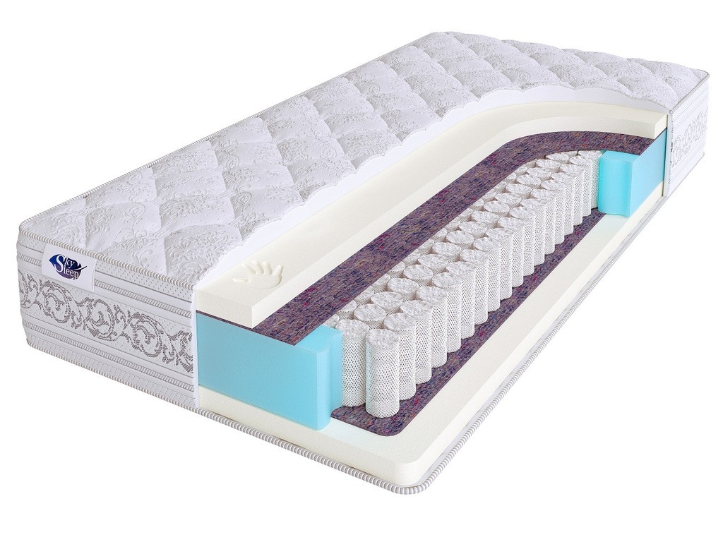 

Матрас SkySleep Privilege Memory S500 90х200, Бежевый;белый;серый;серебристый, Privilege Memory S500