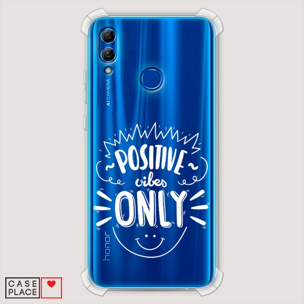 

Чехол Awog "Positive vibes only графика" для Honor 10 Lite, Белый, 67551-1
