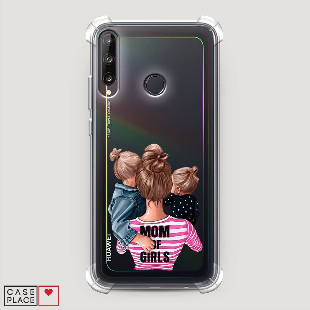 

Чехол Awog на Huawei Y7p "Mom of Girls", Синий;розовый;черный, 6103351-1