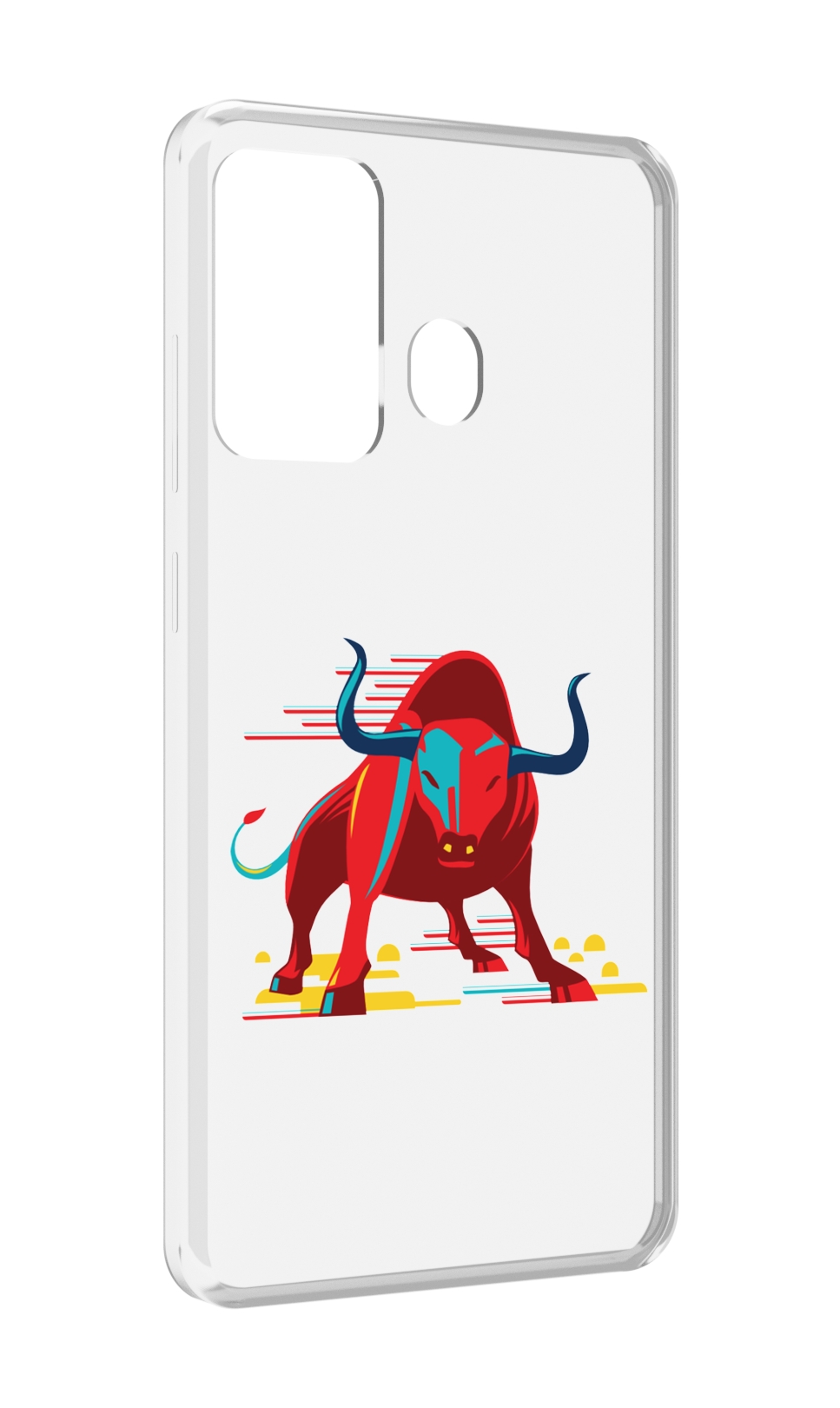 

Чехол MyPads Красный-бык для ITEL A27 / ITEL P17, Прозрачный, Tocco