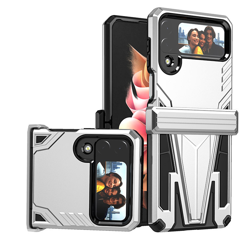 

Чехол Black Panther Rack Case для Samsung Galaxy Z Flip 4, серый, Rack Case