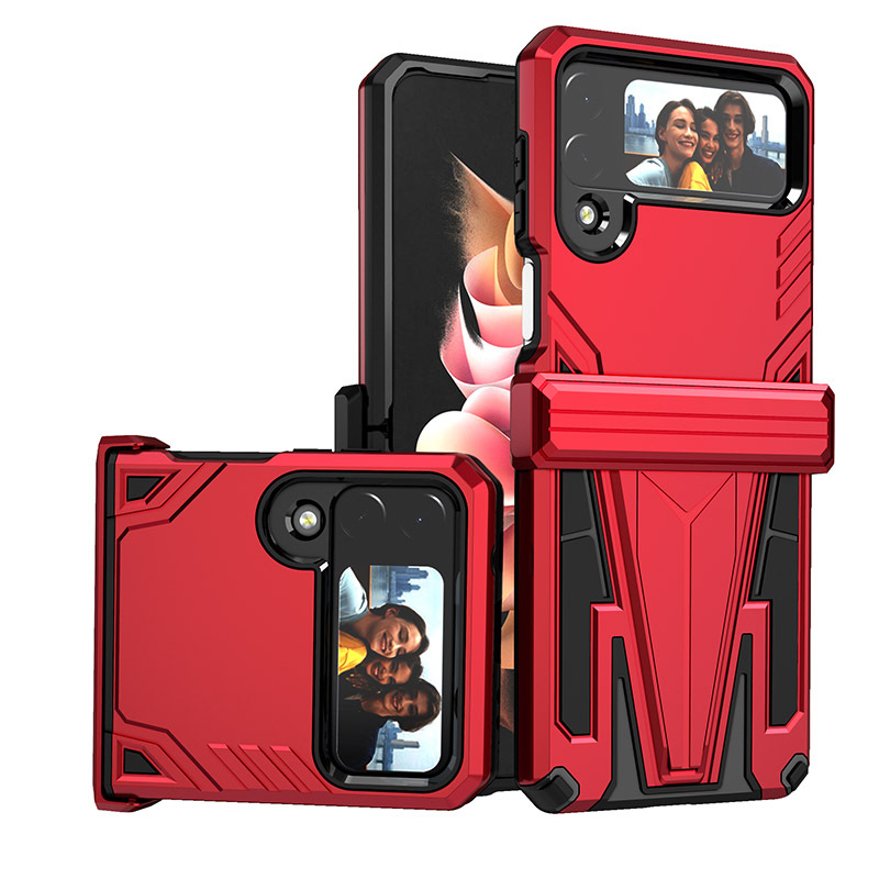 

Чехол Black Panther Rack Case для Samsung Galaxy Z Flip 4, красный, Rack Case