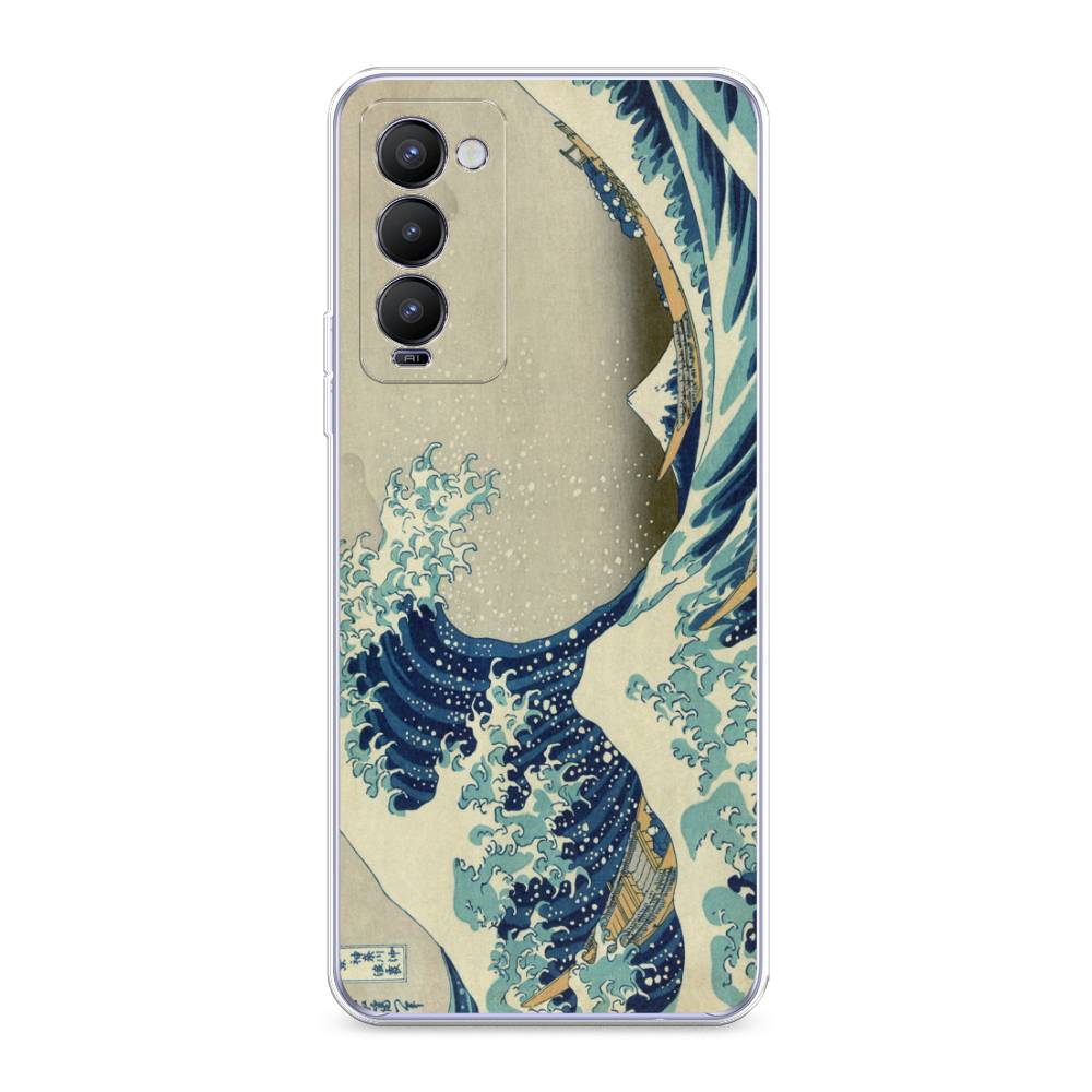 

Чехол Awog на Tecno Camon 18 "Большая волна в Канагаве", Разноцветный, 300650-9