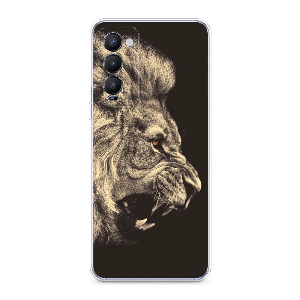 

Чехол Awog на Tecno Camon 18 "Львиный рык 2", Разноцветный, 300650-1