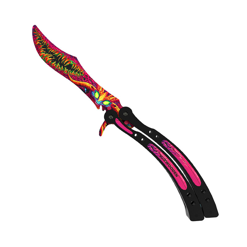 

Деревянный нож Бабочка VozWooden CS:GO Скоростной Зверь, 1001-011