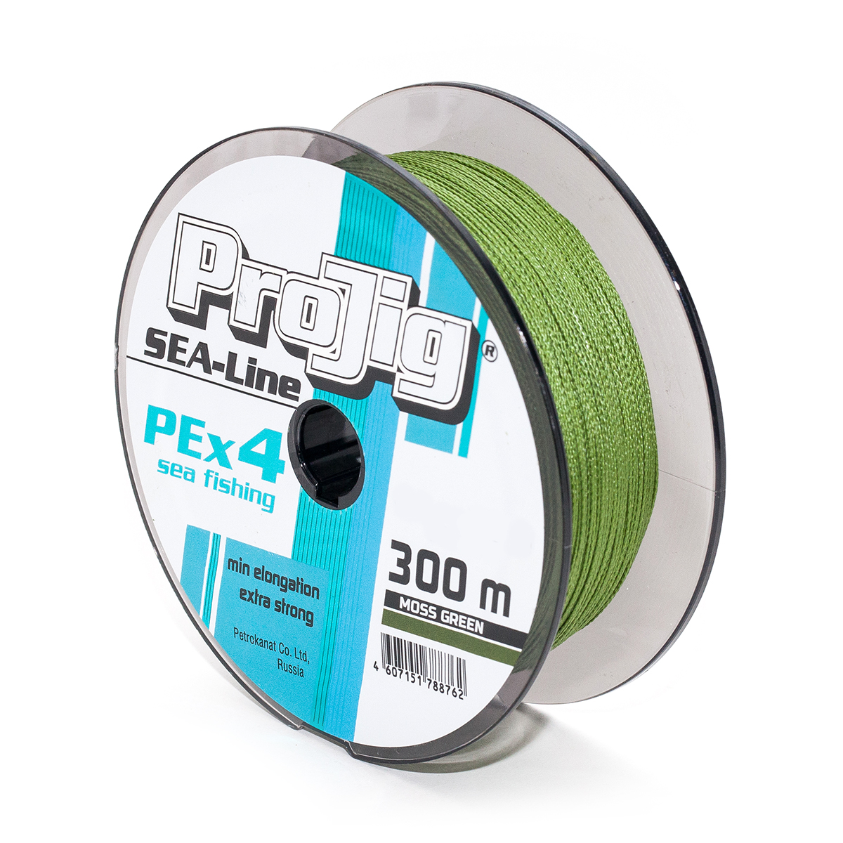

Плетеный шнур ProJig Sea-Line, 0.50 мм, 60.0 кг, 300 м, хаки, Зеленый