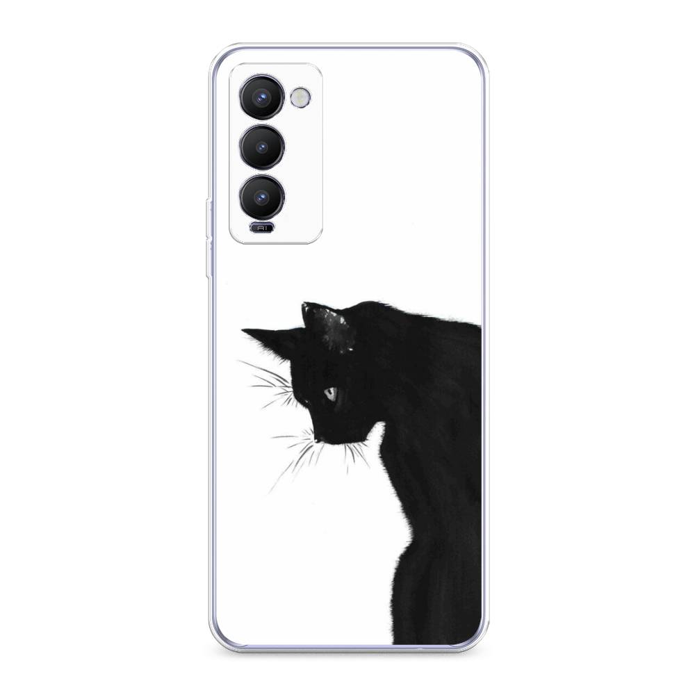 

Чехол Awog на Tecno Camon 18 "Black cat", Разноцветный, 300650-1
