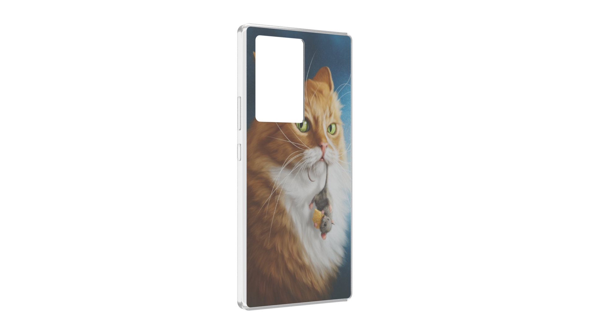 

Чехол MyPads Кот-и-мышь для ZTE Nubia Z40 Pro, Прозрачный, Tocco