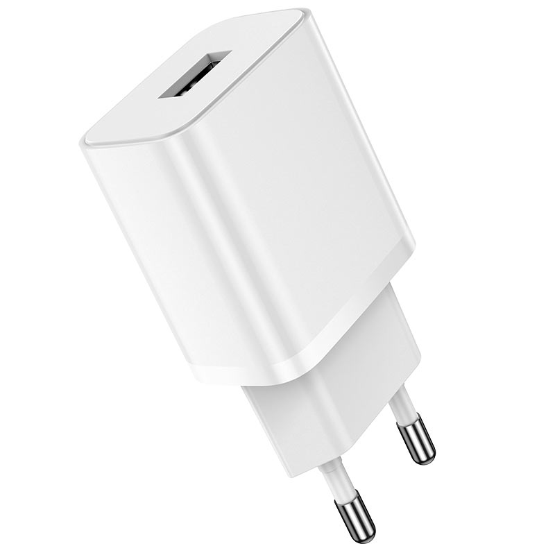 

Сетевое зарядное устройство Borofone BA52A Gamble 1xUSB кабель lightning - usb, белый, BA52A Gamble
