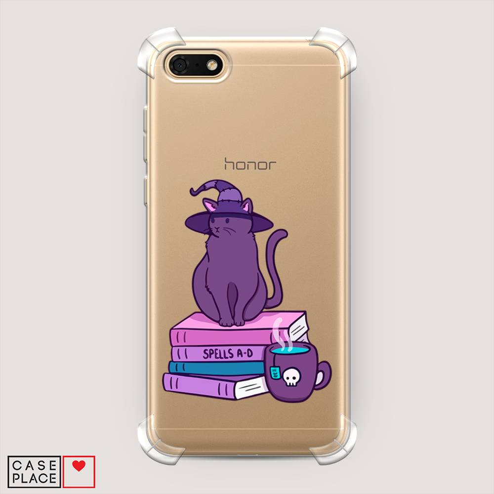 

Чехол Awog на Honor 7A "Magic Cat", Розовый, 65251-1