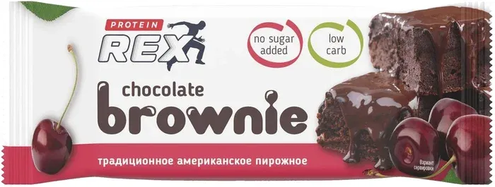 

Пирожное ProteinRex Брауни вишневое 50 г