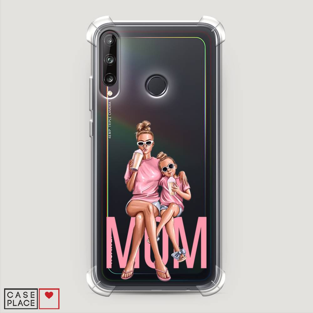 

Чехол Awog на Huawei P40 lite E "Lovely mom", Синий;бежевый;розовый, 612451-1