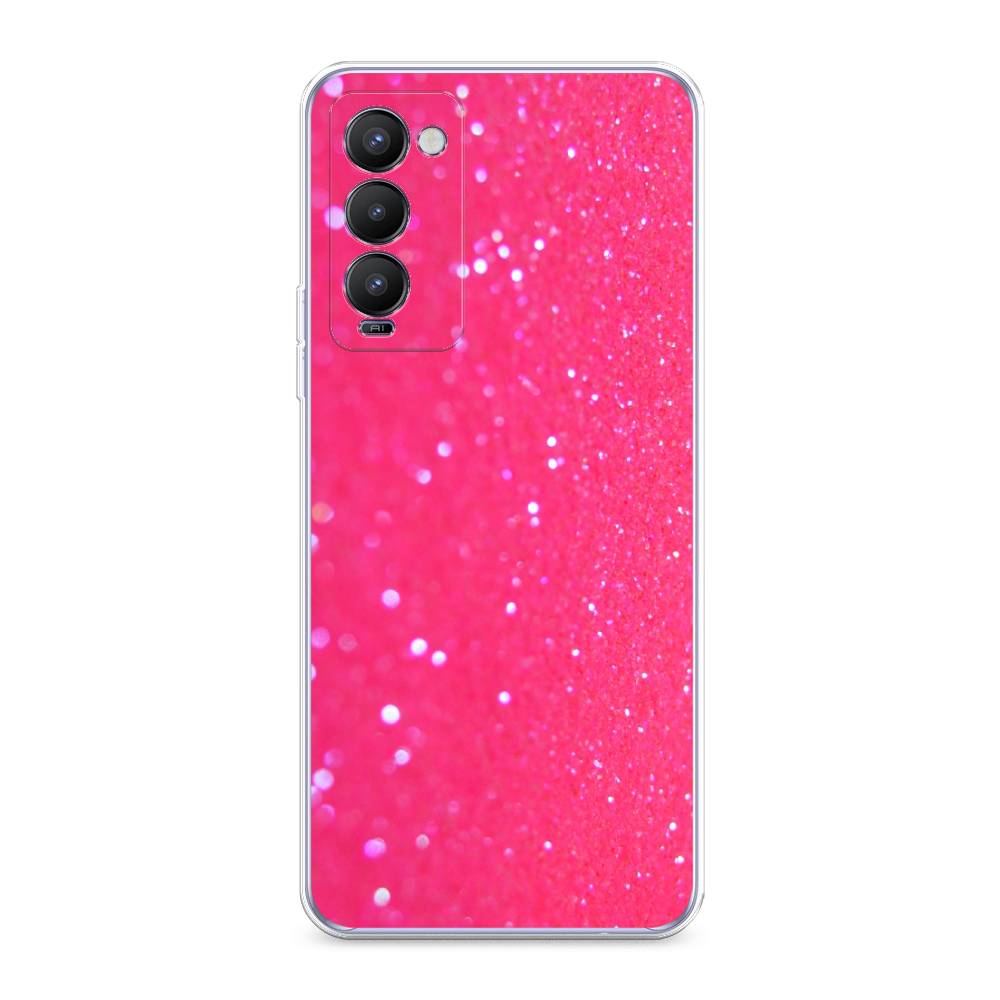 

Чехол Awog "Малиновые блестки рисунок" для Tecno Camon 18