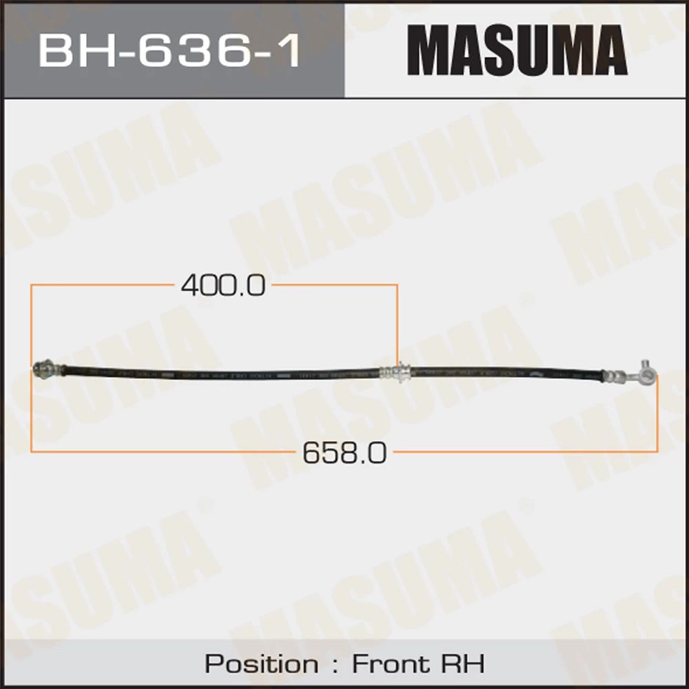 

Шланг тормозной Masuma BH-636-1