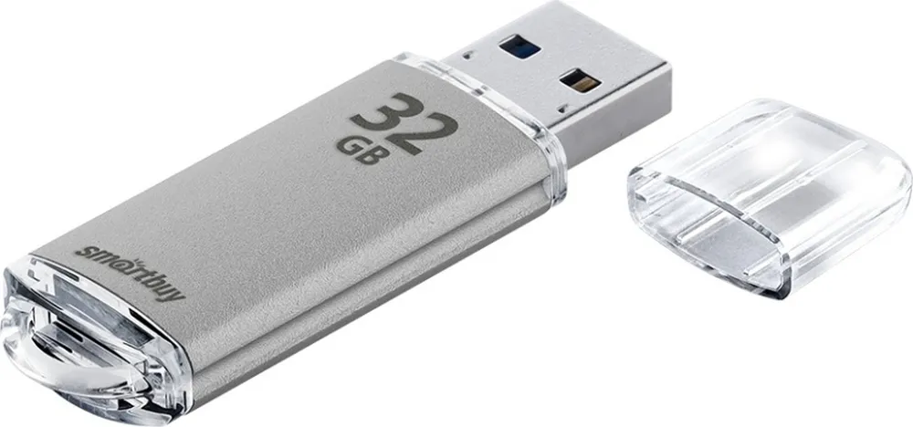 

Флешка SmartBuy V-Cut 32 ГБ серый (9864187), V-Cut