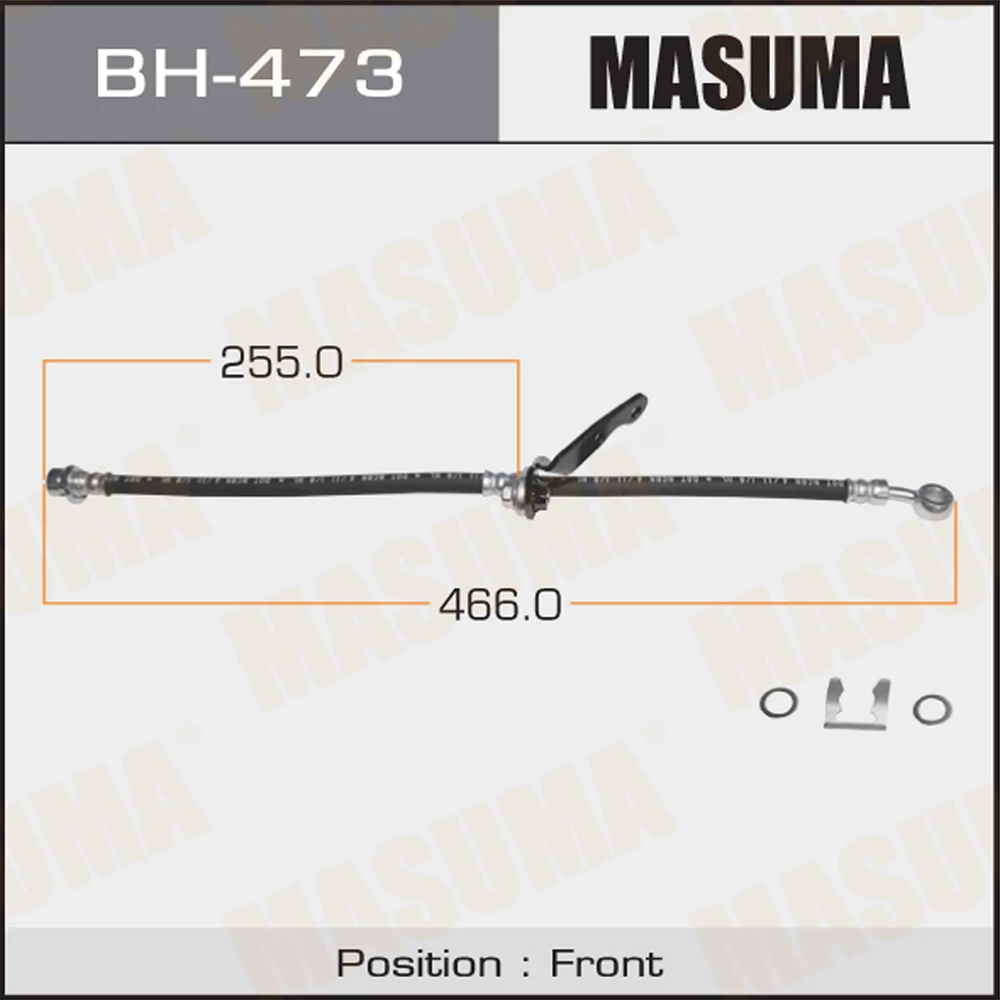 фото Шланг тормозной masuma bh-473