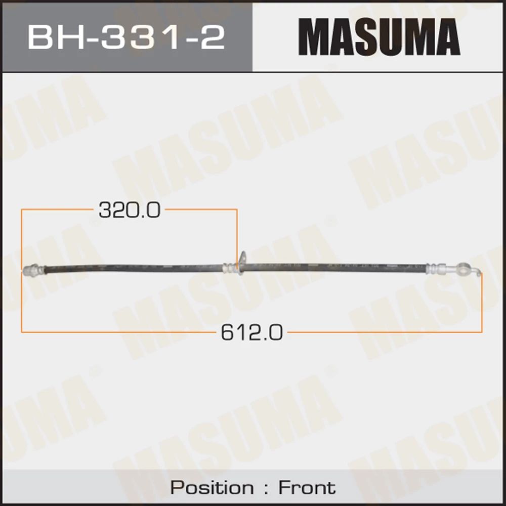 

Шланг тормозной Masuma BH-331-2